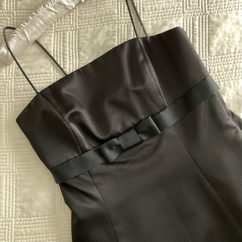 David’s Bridal Black Formal or Bridesmaids Dress, 4